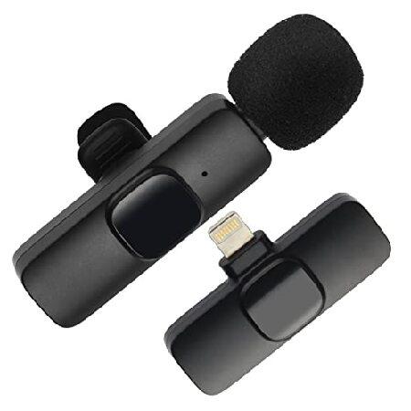 STARUMENT Wireless Lavalier Microphone Compatible with The iPhone No App Or Adapter Needed Small Mic for Vlogging, Streaming, Video Recording