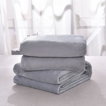 法萊絨毛毯床單色珊瑚絨毯子休閑毯沙發毯薄款夏季蓋毯空調毯批發