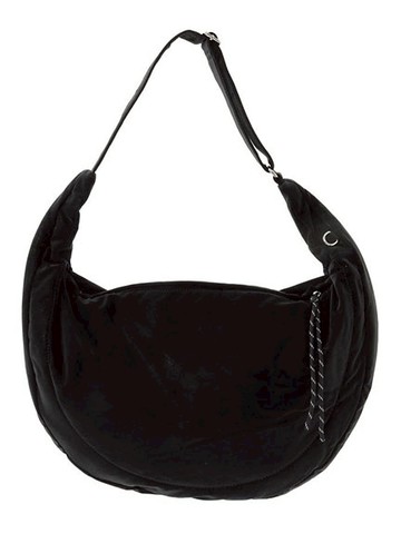 時尚抽繩月牙形單肩包(06001396900) - Green Parks