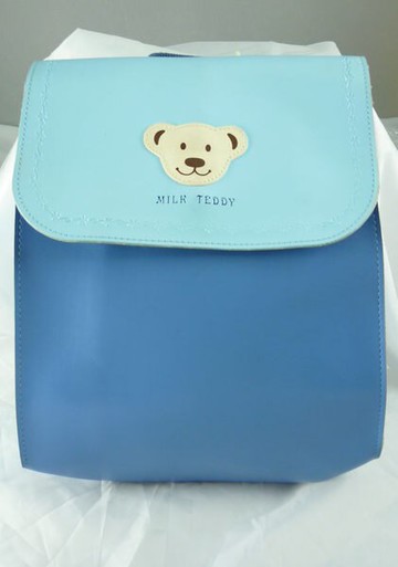 【震撼精品百貨】MILK TEDDY  泰迪熊   防水後背包 藍  震撼日式精品百貨