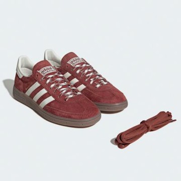 adidas 休閒鞋 Handball Spezial 男鞋 女鞋 紅 麂皮 復古 德訓鞋 愛迪達 KI5937
