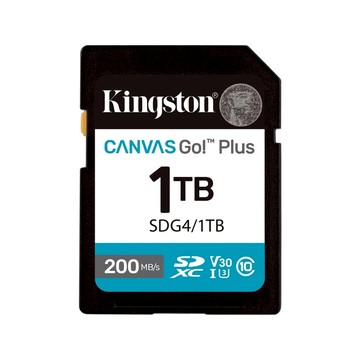 金士頓 Canvas Go! Plus【1TB】SDXC 相機 記憶卡 支援4K影片