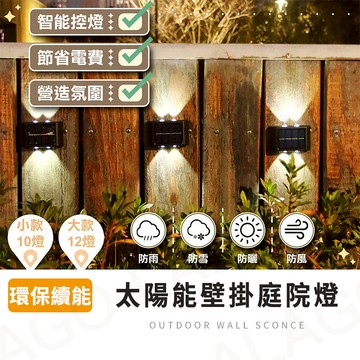 庭院燈【拉拉購】太陽能 戶外燈 花園燈 街道燈 庭園燈 台階燈 太陽能燈 led壁掛燈 欄桿燈 階梯燈 陽檯燈