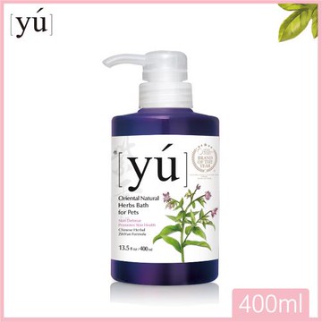 YU東方森草。紫雲肌膚修護寵物沐浴乳400ml
