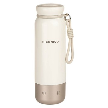NICONICO 便攜式全電壓真空熱水壺 NI-TK2618  棕色  1個  600ml