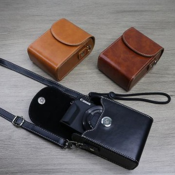 適用于索尼RX100m5a相機包黑卡7保護套佳能G7X3皮套ZV1收納單肩包