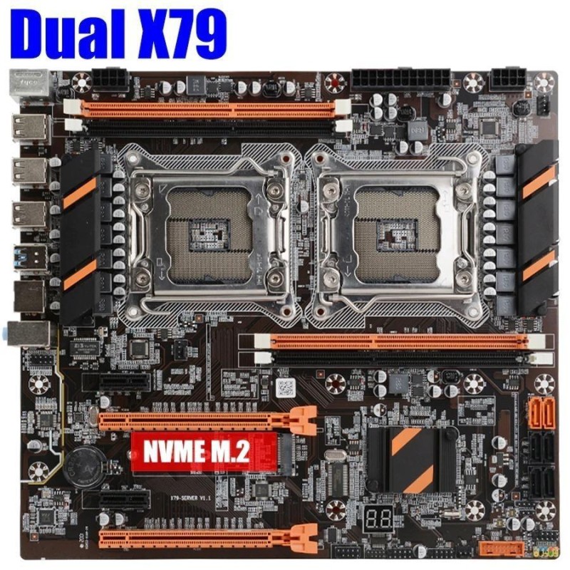 X79デュアル CPUマザーボードデュアル LGA2011マザーボード DDR3REG