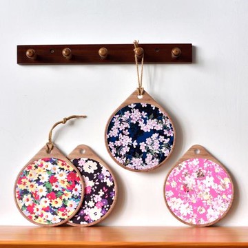 博雅家原創設計陶瓷復古風咖啡杯墊桌面隔熱防燙墊面包托板砂鍋墊