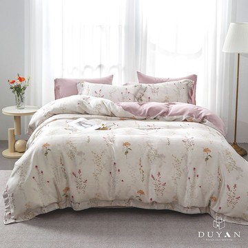 【DUYAN 竹漾】60支萊賽爾天絲雙人床包三件組 / 蒔花養卉 台灣製