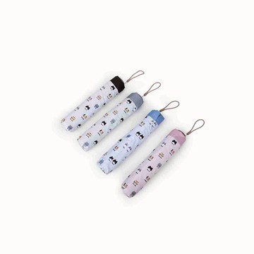 【久大傘業】領取優惠券購買超優惠 喵喵聚會 超輕碳纖維骨手開式羽毛傘 超輕160G連小朋友都可以使用 攜帶方便防風抗UV