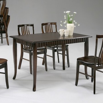 【MUNA 家居】歐式4尺餐桌(共兩色)(不含椅)胡桃色