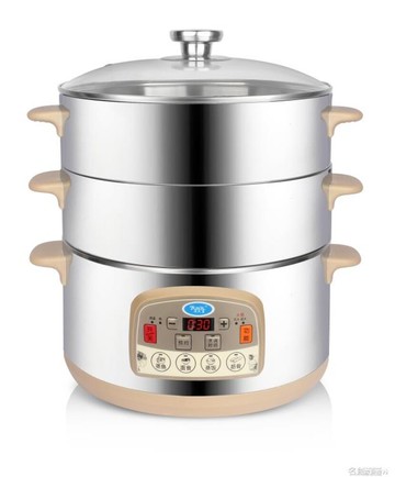 蒸鍋 多功能電蒸鍋家用特大容量自動斷電多層智慧304不銹鋼蒸鍋 名創家居館DF