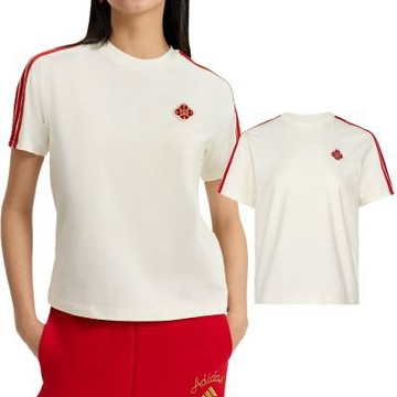 Adidas Nyr Ss Tee 女款 白色 寬鬆 圓領 三條線 運動 休閒 短袖 KV0507