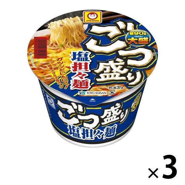 東洋水産カップ麺 マルちゃん ごつ盛り 塩担々麺 1セット（3個） 東洋水産 大盛り