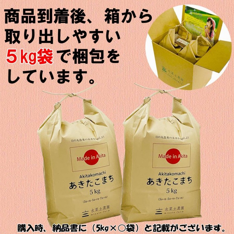 秋田県横手市産 あきたこまち 1850g (令和4年産) 農家直売 お試し