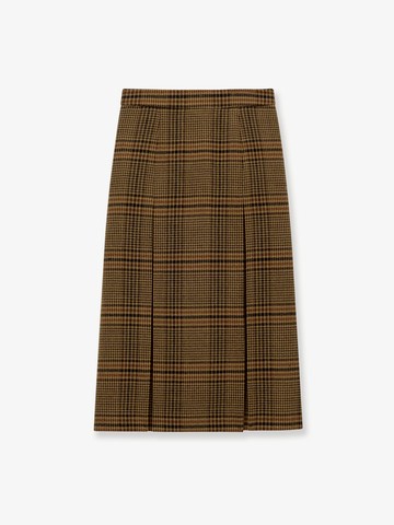 Prince of Wales certified virgin wool skirt - SAINT LAURENT - gender_Woman