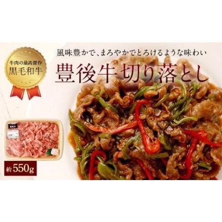 ふるさと納税 074-376 豊後牛 切落とし (小間切れ) 約550g 牛肉 大分県豊後大野市