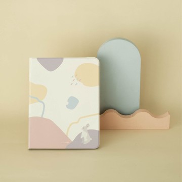 【FITZORY】動物園療癒系色塊 灰兔 | iPad殼