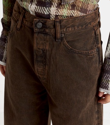 Frame Collegiate high-rise wide-leg jeans