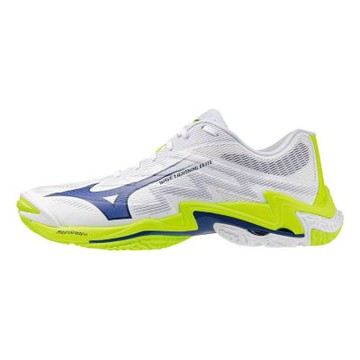 Mizuno 美津濃 Wave Lightning Elite [V1GA260039] 男 排球鞋 彈跳 敏捷 白藍