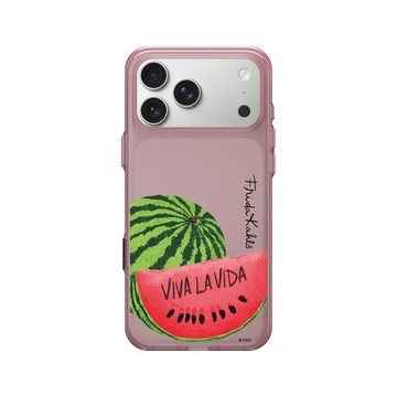 iPhone 17 Pro Max Clear (相機按鈕) 晶醺玫 - Frida Kahlo - Viva la Vida, Watermelons