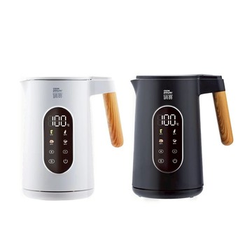 【CookPower鍋寶】1.8L智能溫控快煮壺(KTP-8180)｜白色 黑色 KTP-8181 雙層隔熱 溫控壺