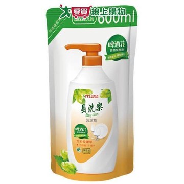 台灣菸酒易洗樂洗潔精-補充包600ml【愛買】