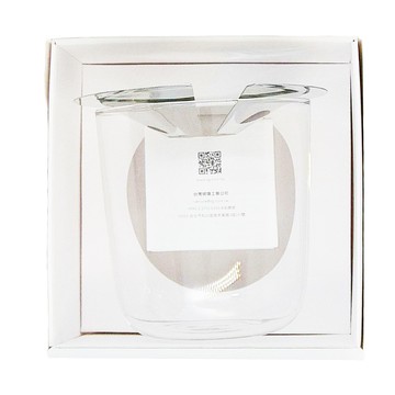 TAIWANGLASS 台灣玻璃 耐熱玻璃花器  85mm  320mL  透明