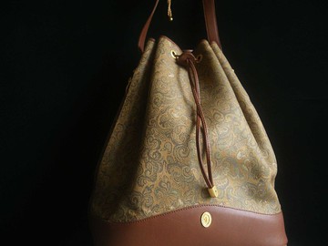 【老時光 OLD-TIME】早期少見二手古董包達克公爵水桶包