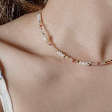斑斕-項鏈 水晶項鏈 串珠項鍊 水晶飾品