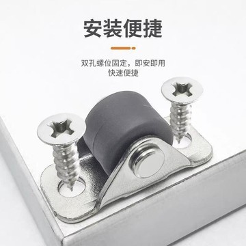 新款🍧臺灣出貨🍧迷你款靜音橡膠腳輪0.5寸定向輪靜音抽屜入戶門家居抽鞋櫃小輪子