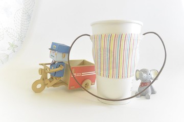 環保布杯套- 線條