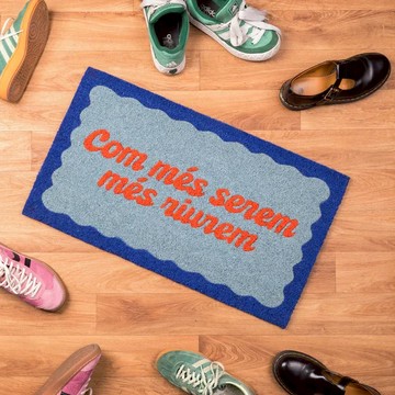 西班牙 FISURA 手工製 椰子纖維造型門墊 笑聲滿屋