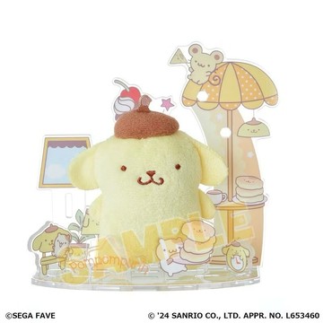 【震撼精品百貨】布丁狗 Pom Pom Purin ~日本SANRIO三麗鷗 布丁狗絨毛壓克力*82061