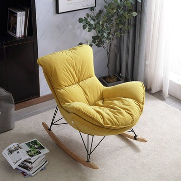 附發票 北歐陽臺休閑椅家用搖搖椅龍蝦椅客廳午睡懶人沙發椅時尚網紅椅