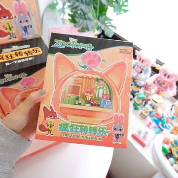 【迪士尼Disney】動物方城市 瘋狂轉轉樂場景盒玩 全4款 兔子茱蒂 狐狸尼克 日落小物 生日禮物 Zootopia