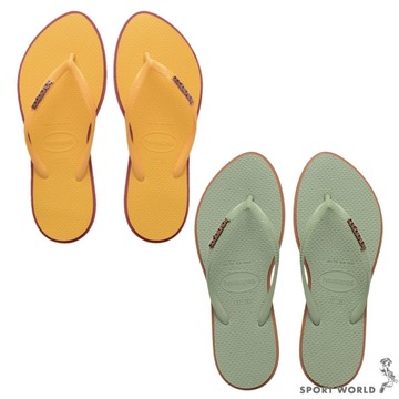 Havaianas 哈瓦仕 夾腳拖鞋 女鞋 人字拖 尖頭 黃/綠【運動世界】4149584-1788/4149584-1797