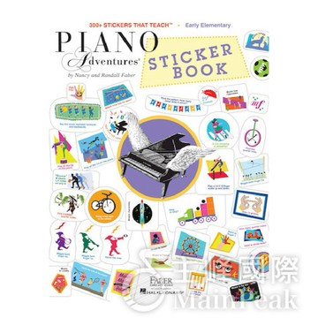 【恩心樂器】芬貝爾 鋼琴貼紙書 Faber Piano Adventures Sticker Book