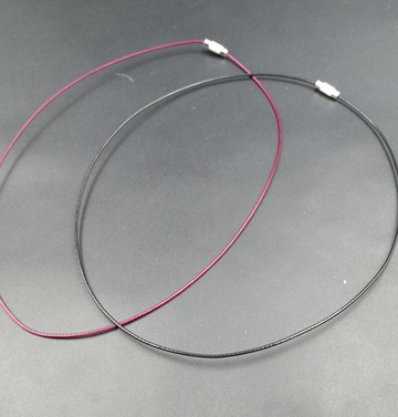 天然玉石掛件鎖骨鏈玉石掛件繩項圈繩鋼絲吊墜繩