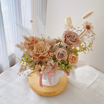 樺坊/客製化禮物/永生花桌花/入厝花禮/開幕花禮/冠軍杯