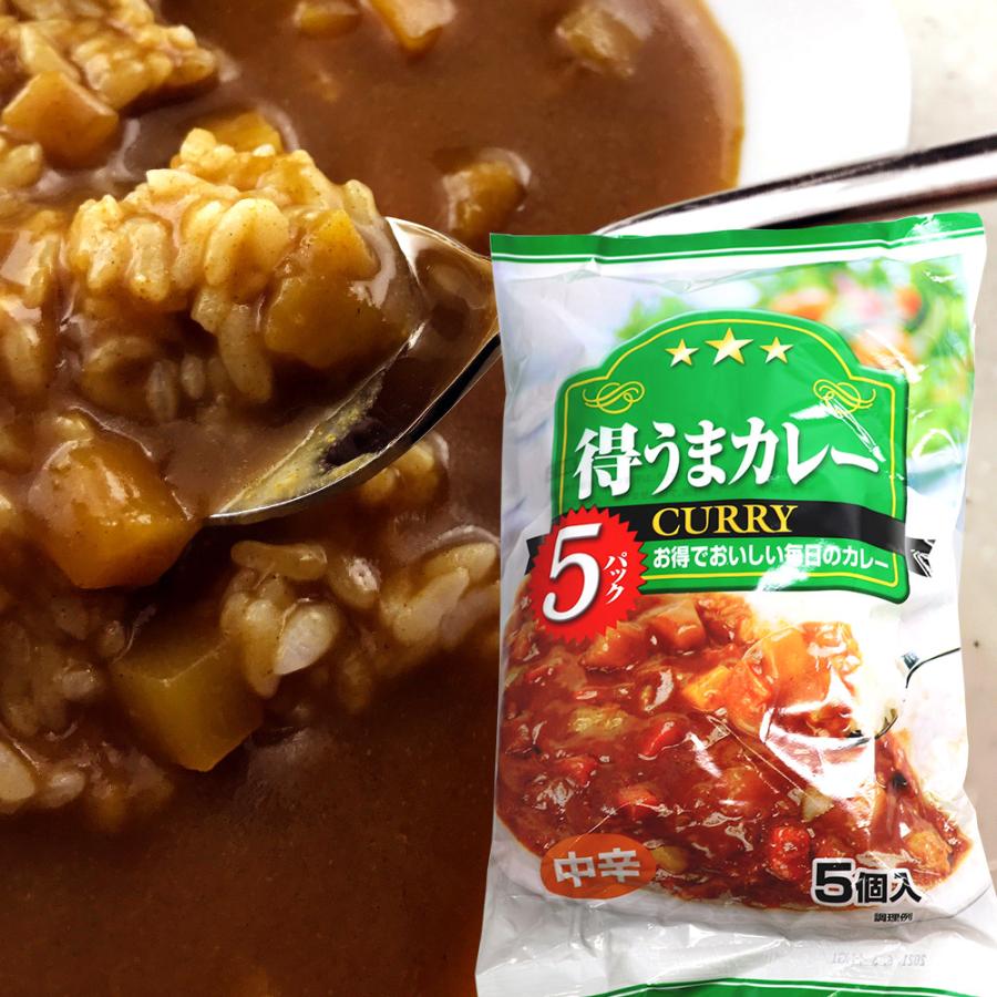 レトルトカレー 中辛 180g 5食 セット