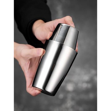 不銹鋼調酒器洋酒雪克杯shaker搖壺酒吧調酒工具迷你波士頓搖酒壺