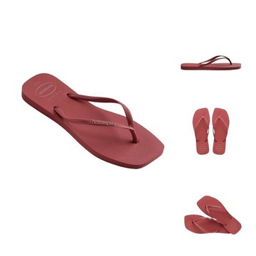 榮榮鞋坊 Havaianas 哈瓦仕【現貨不用等 正品正貨】女拖鞋 玫瑰粉細帶 人字拖 夾腳拖 4148959-5190