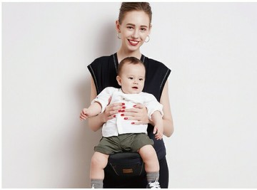 Simba 小獅王辛巴 CLASSY高級訂製腰凳-黑