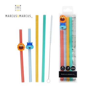 【MARCUS&MARCUS】親子家庭吸管套組(2組入)