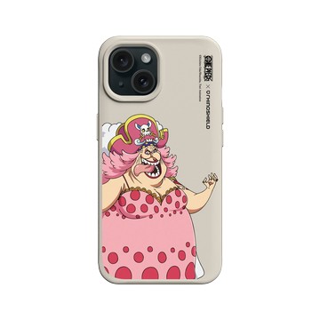 iPhone 15 SolidX 貝殼灰 - 航海王 One Piece - 角色系列-Big Mom