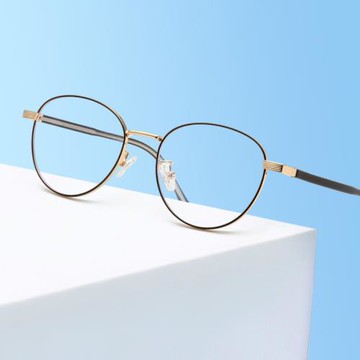 新款插針板材金屬眼鏡框近視眼鏡架平光鏡藍光眼鏡 可配近視