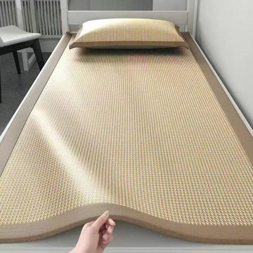 學生宿舍冰絲涼席三件套新款可機洗水洗單人席子夏季空調涼感床單