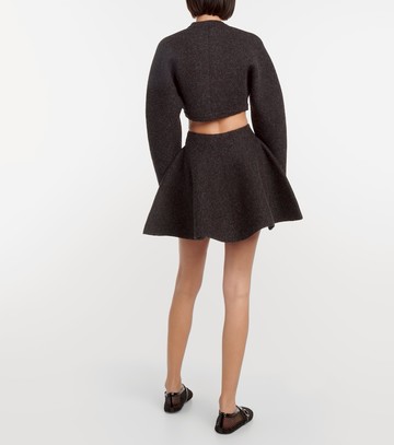 Alaïa Wool-blend miniskirt