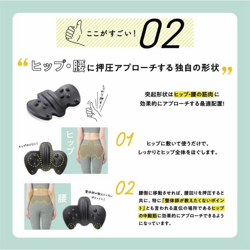 期間限定30％OFF 【整体ヒップパッド RAKUNA(ラクナ)】 ヒップパッド 